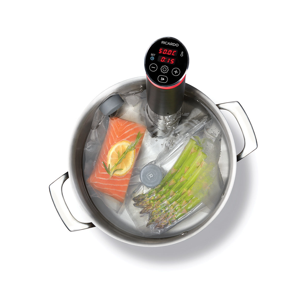 Ensemble de 2 poids aimantés pour cuiseur de précision sous-vide - Ricardo