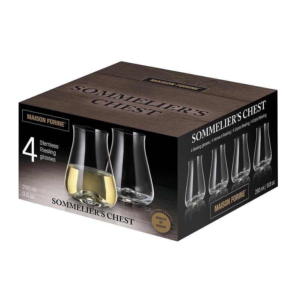 Ensemble de 4 verres à vin 290 ml