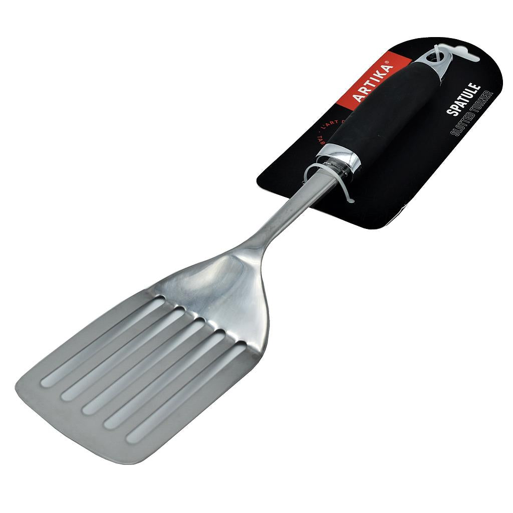 Stainless steel perforated spatula