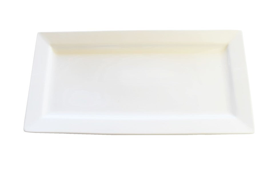 Assiette Vitrex Blanc 16 x 8 po