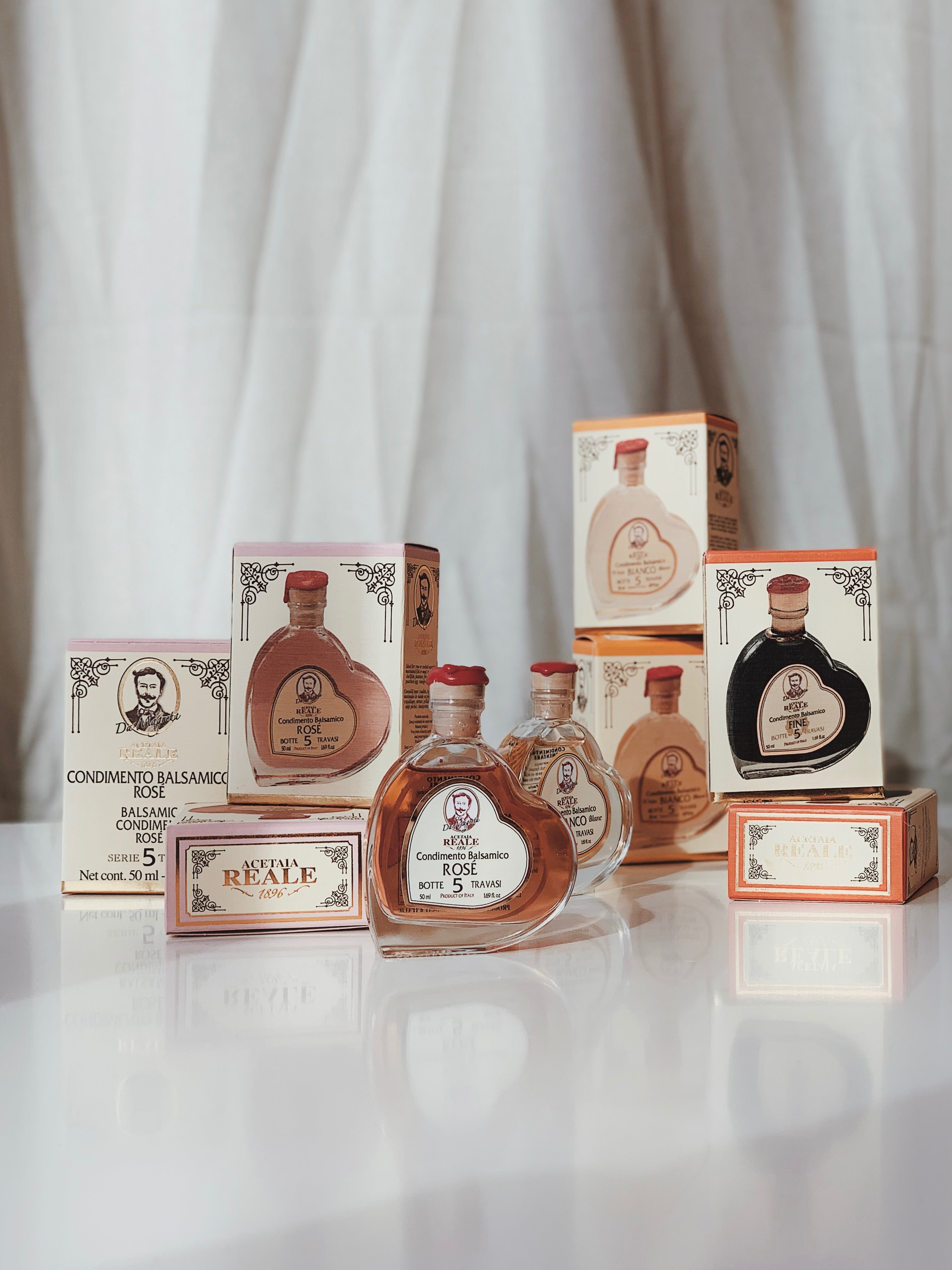 Condiment de balsamique rosé en forme de cœur 50ml