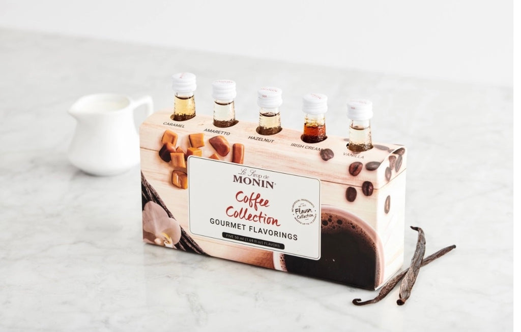 MONIN - Sirop de Vanille pour Café, Cappuccino, Latte et Chocolat Chaud -  Arômes Naturels - 2x25cl : : Epicerie