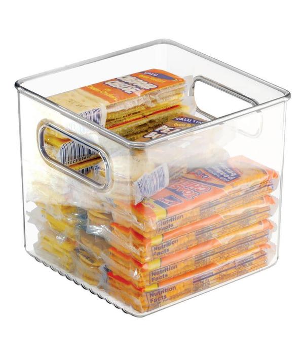 Plastic refrigerator and pantry storage 