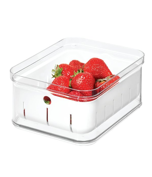 Plastic refrigerator fruit storage