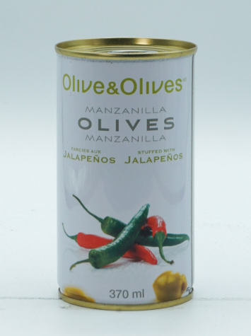 Jalapeno Stuffed Olives 370ml