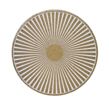 Napperon en jute Blanc 38cm