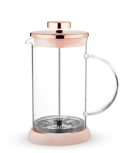 Infuseur à thé ou à café en verre Rose 12 oz