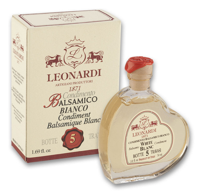 Condiment de balsamique blanc en forme de cœur 50 ml