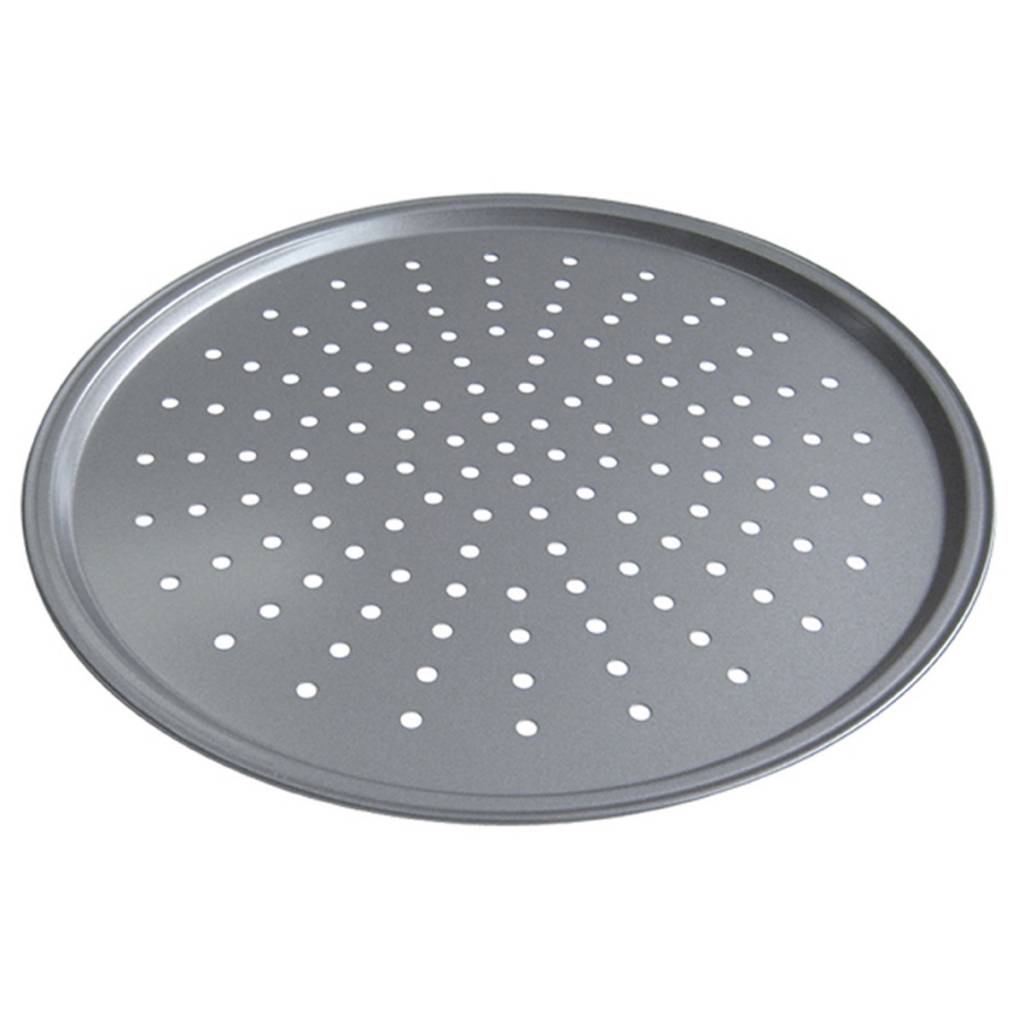 Assiette à pizza trouée 14po
