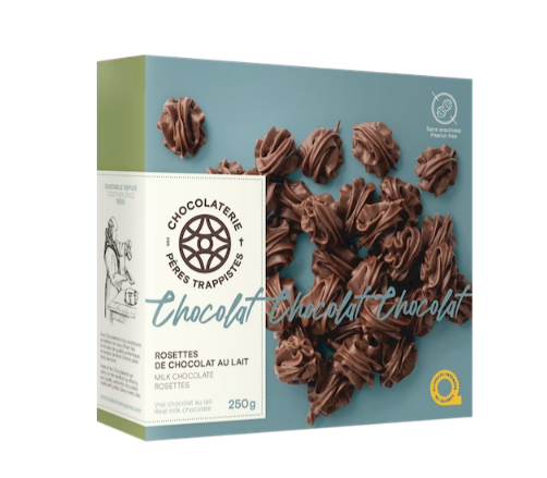 Rosettes au chocolat au lait 135g - Pères Trappistes