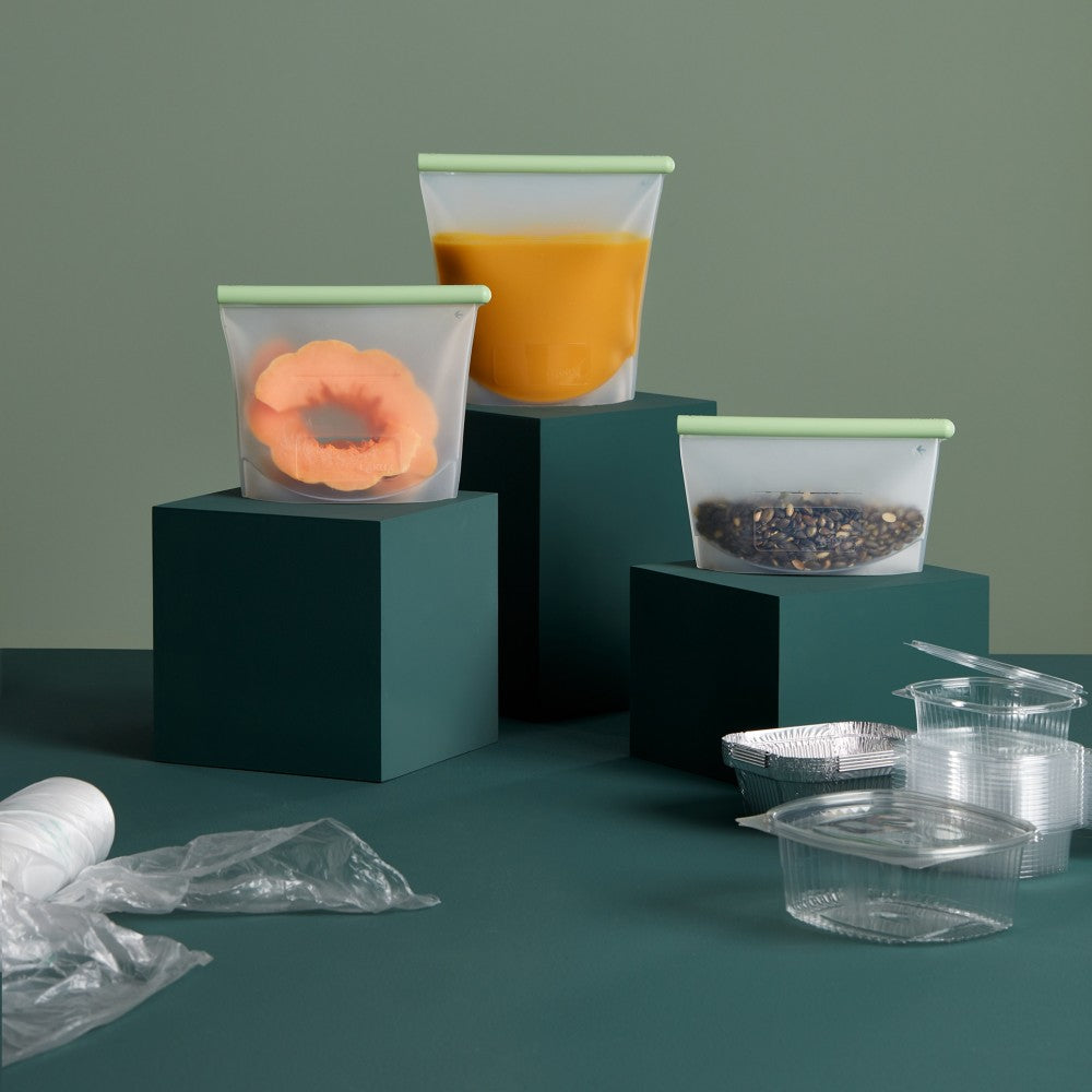 Sac en silicone réutilisable 0.5L