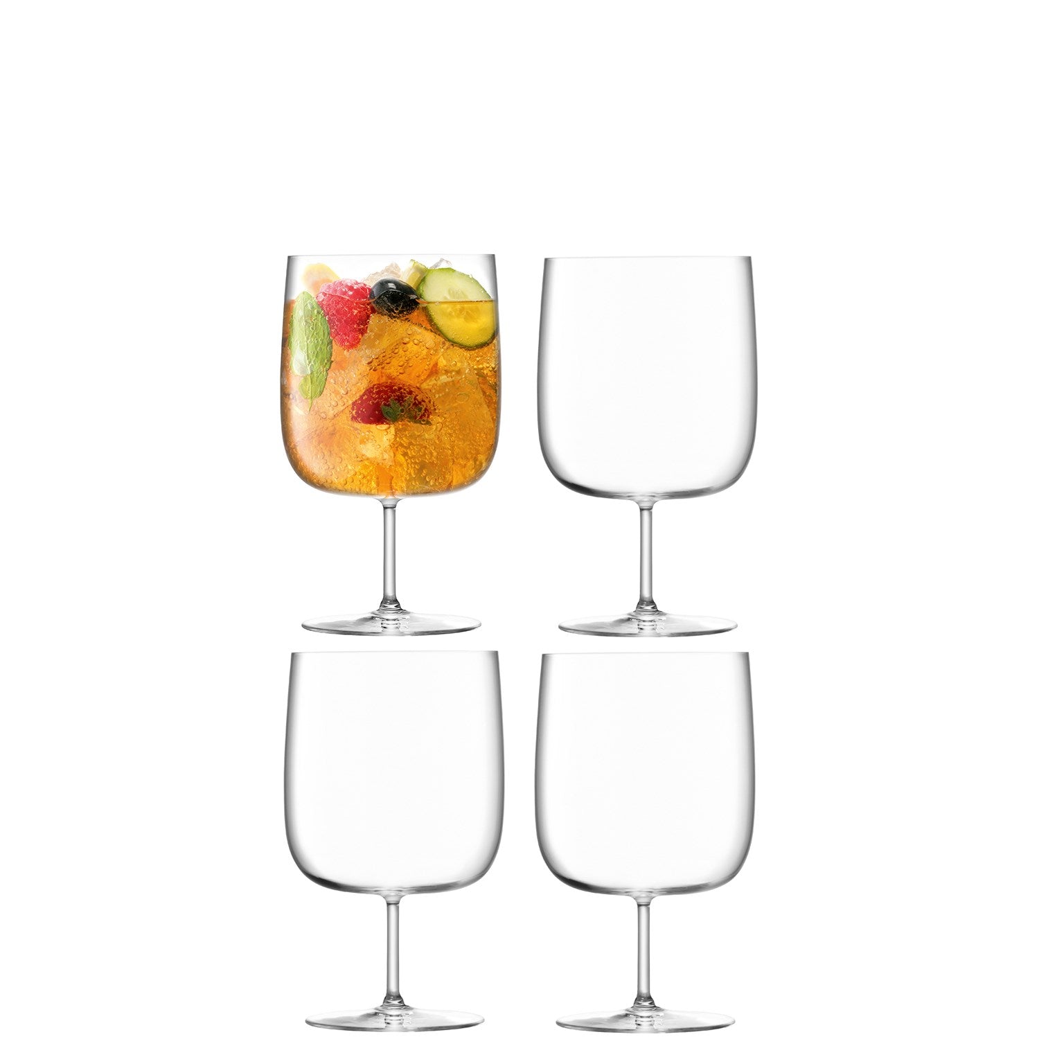 Set of 4 beer or cocktail glasses 625ml