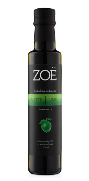 Huile d'olive infusée à la lime 250 ml - Zoë