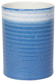 Pot en grès réactif Bleu