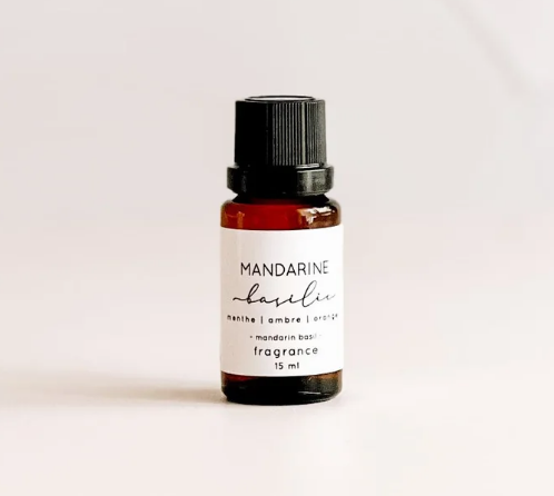 Mandarin Basil Dryer Ball Fragrance 15ml - Marée Candles