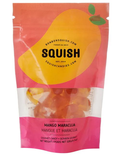 Bonbons Mangue et maracuja 120g - Squish