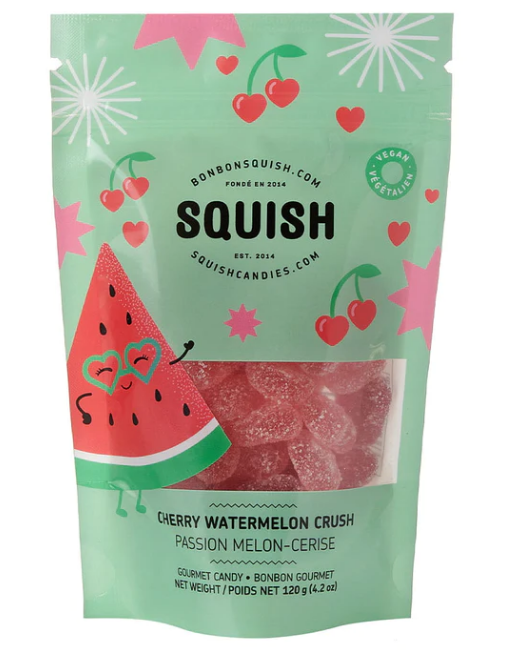 Bonbons Passion melon cerise 120g - Squish