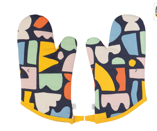 Set of 2 Doodle Oven Mitts