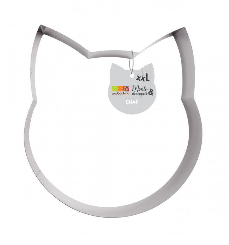 Moule Chat en inox 26.5cm