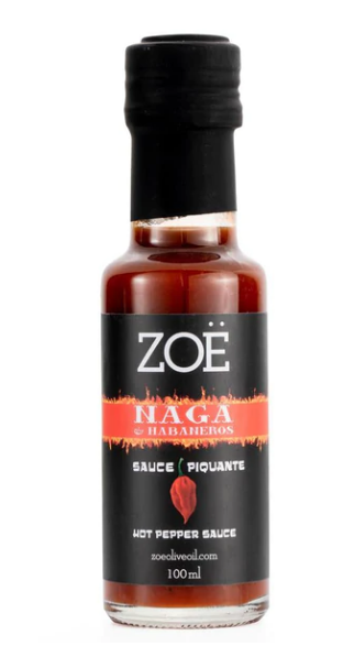Sauce piquante Naga habaneros 100 ml - Zoë