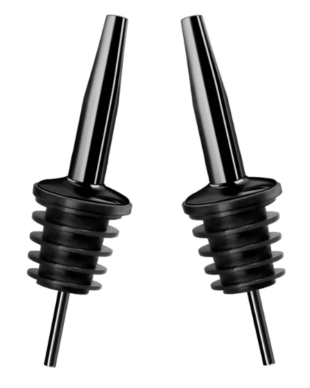 Ensemble de 2 becs verseurs fini chrome Noir