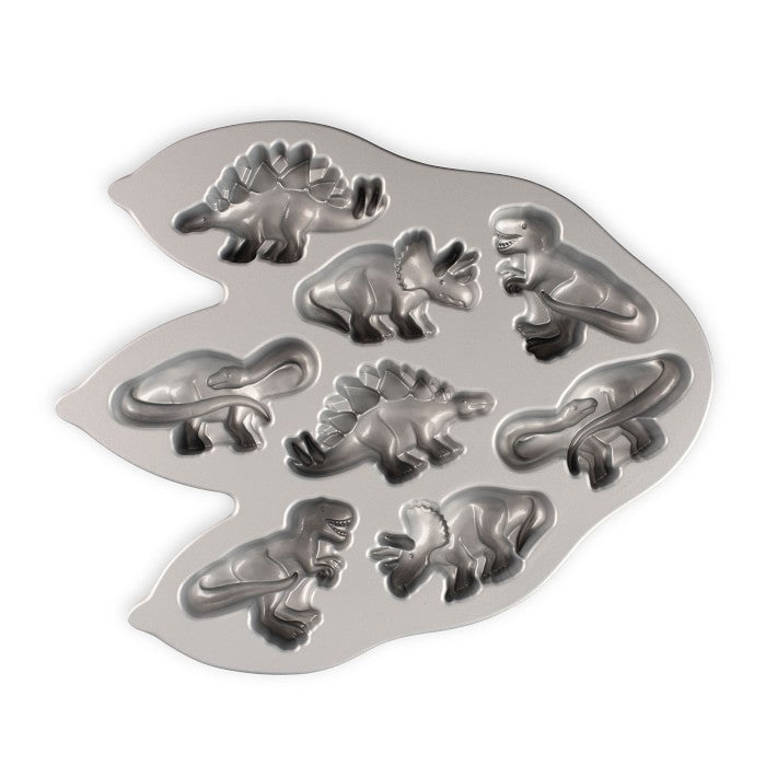 Moule antiadhésif dinosaures 8 portions