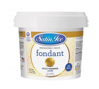 Fondant à rouler Or 910g