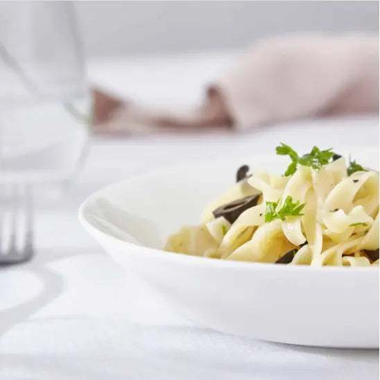 Bol à pâtes blanc en porcelaine fine Royal Worcester, diamètre 8,5 pouces, adapté micro-ondes et lave-vaisselle