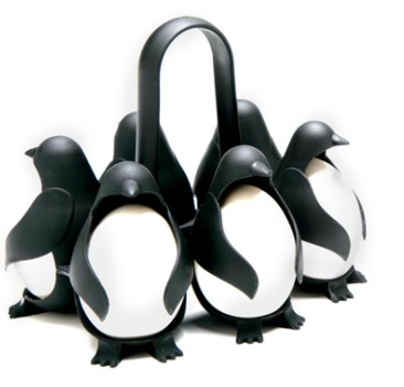 Penguin multifunctional egg holder