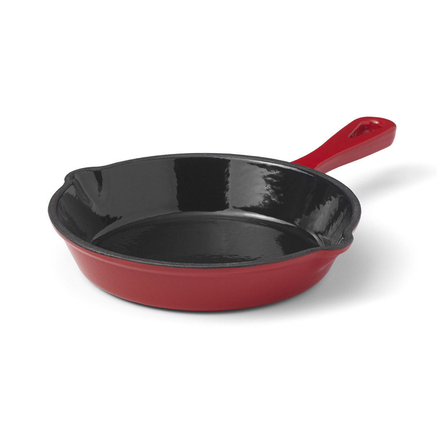 Ricardo 6.5-inch Red Enameled Cast Iron Skillet 