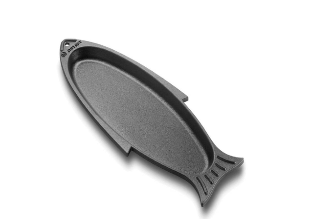 Plat en fonte pour poisson 13po