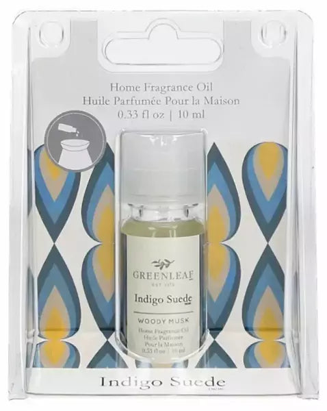 Huile parfumée Indigo Suède 10ml - Greenleaf