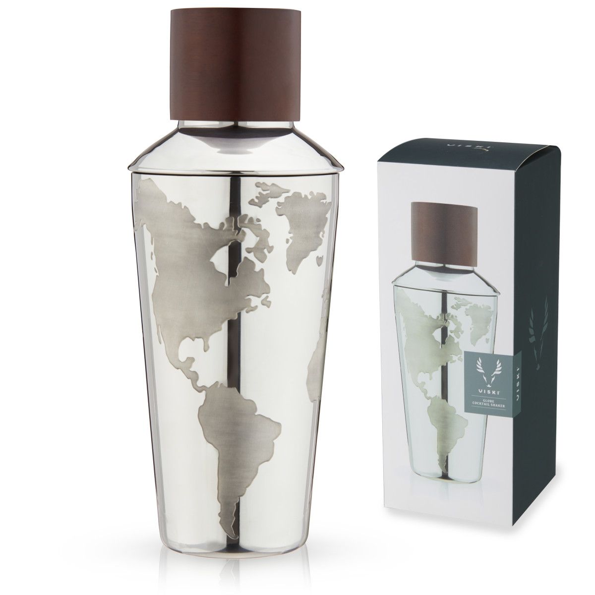 Shaker à cocktail Globe terrestre 32oz - Viski