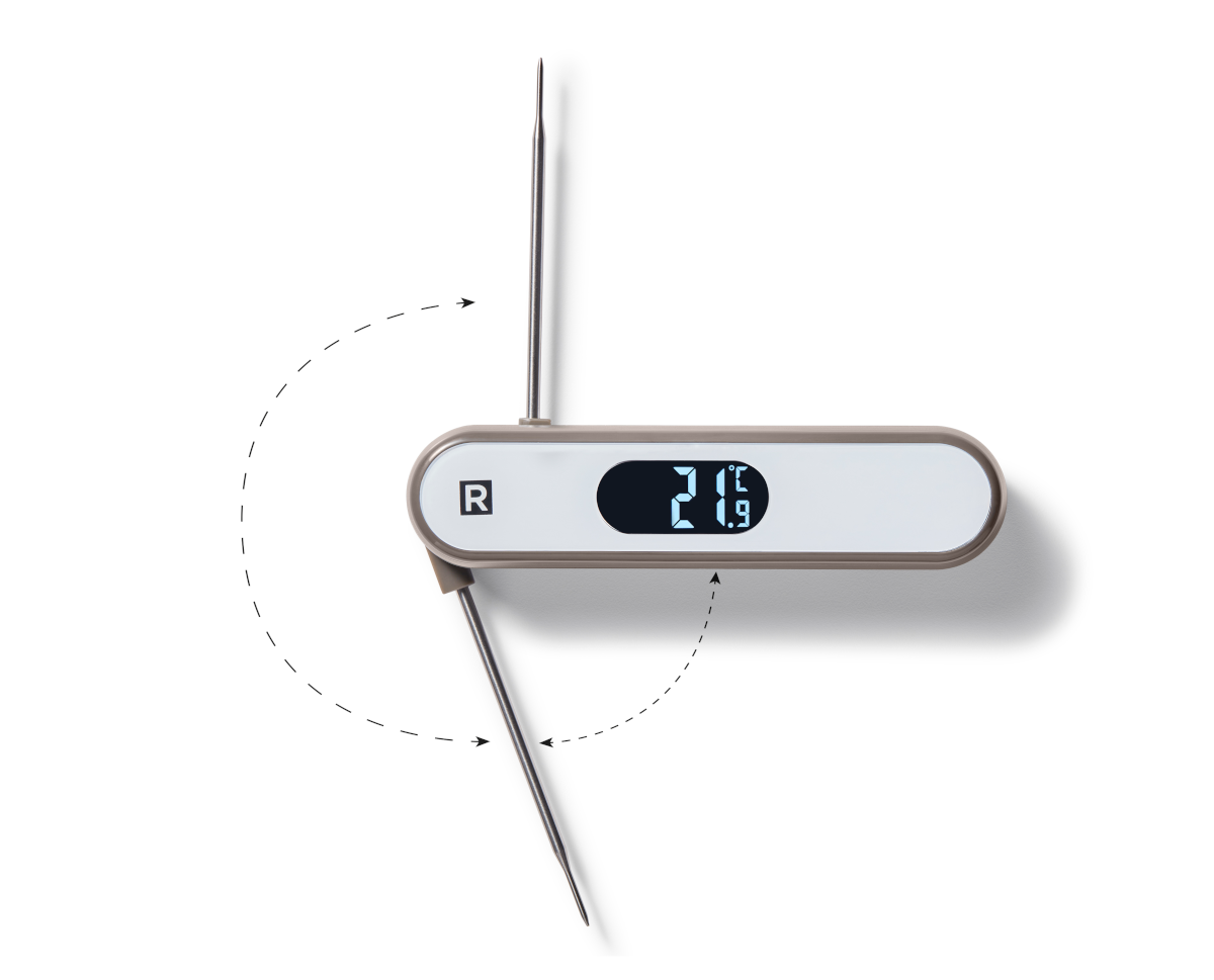 Thermomètre numérique à sonde pliable Ricardo
