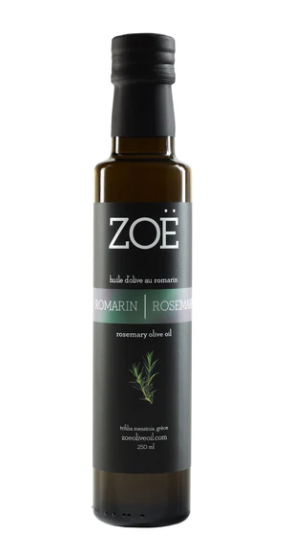 Huile d'olive infusée au romarin 250 ml - Zoë