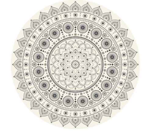 Napperon rond Mia 15po