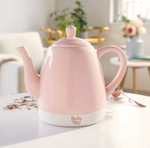 Bouilloire électrique en céramique Rose 1.5 L
