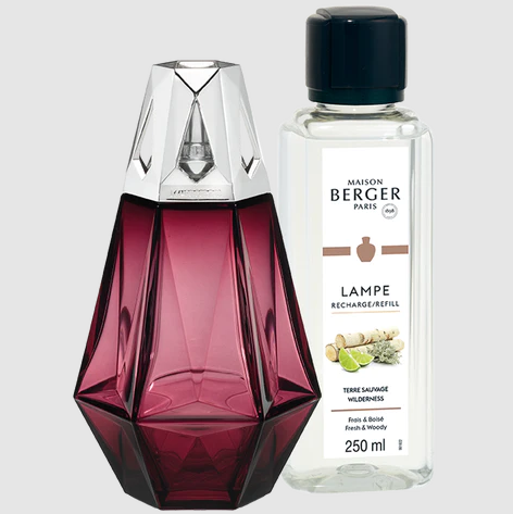 Ensemble cadeau Prisme Garnet Terre sauvage - Maison Berger