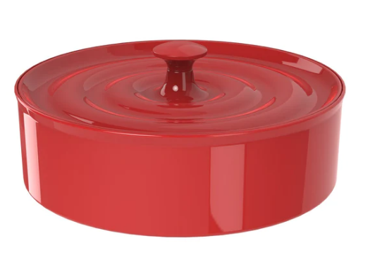 Plat de réchaud à tortillas Rouge