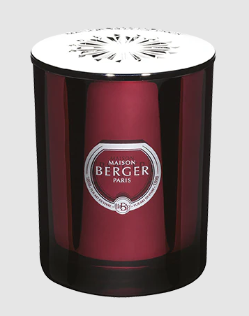 Chandelle Prisme rouge 240g - Maison Berger