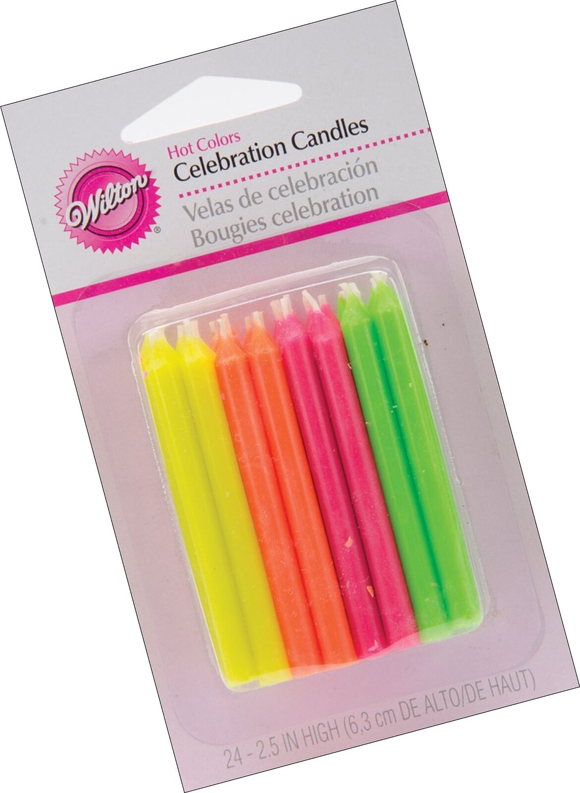 Bougies à gâteau paquet de 24