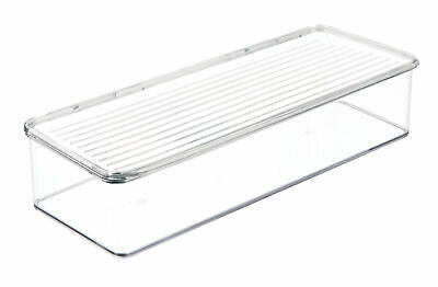 Storage with plastic lid