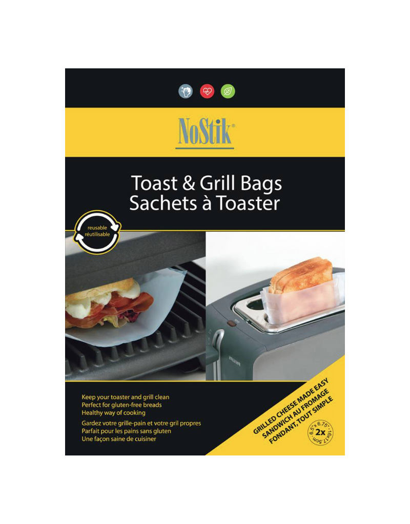 Ensemble de 2 sachets à toaster