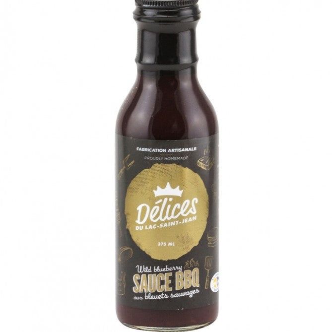 Sauce BBQ bleuet 375ml - Délices du Lac St-Jean