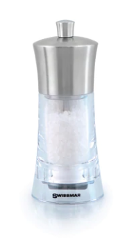 Ensemble de salière et poivrière en acrylique et inox - Swissmar