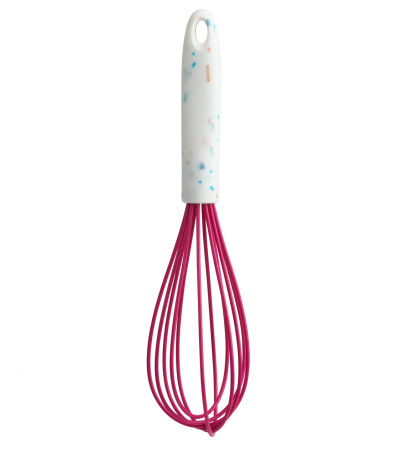 Fouet en silicone 25cm confetti - Trudeau