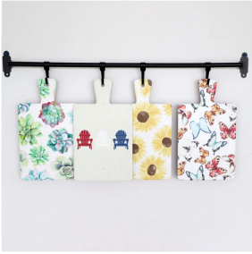 Planche de service en céramique Tournesol