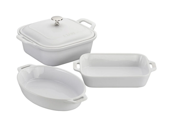 Ensemble de 3 plats à cuisson Staub Blanc - Zwilling