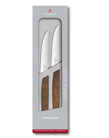 Ensemble de 2 couteaux à steak Swiss Modern 12cm - Victorinox
