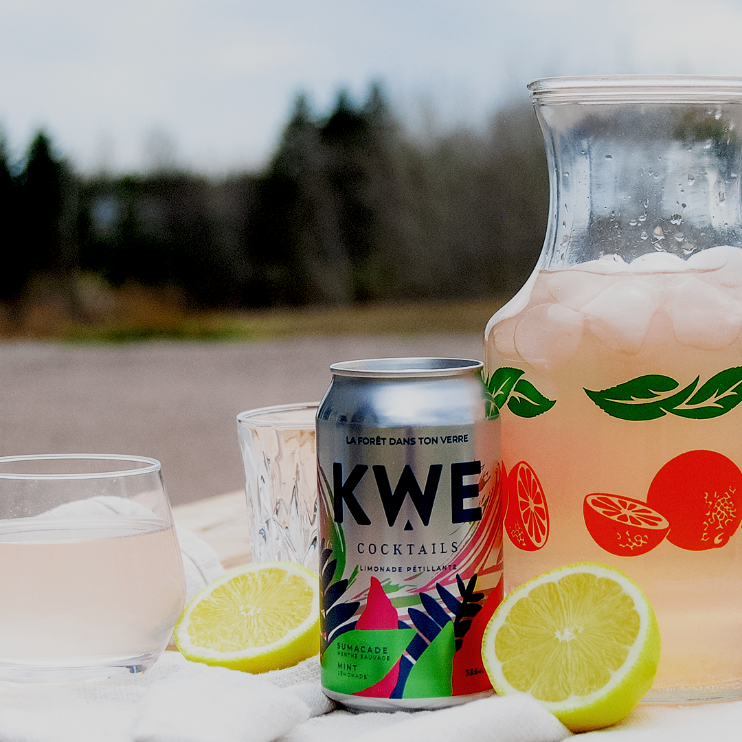 Limonade pétillante Menthe sauvage - KWE cocktails